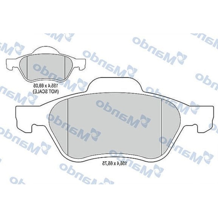 Renault Scenic 2003-2010 Arası 1.5 dCi, 1.6 Hi-Flex Mando Marka Ön Balata