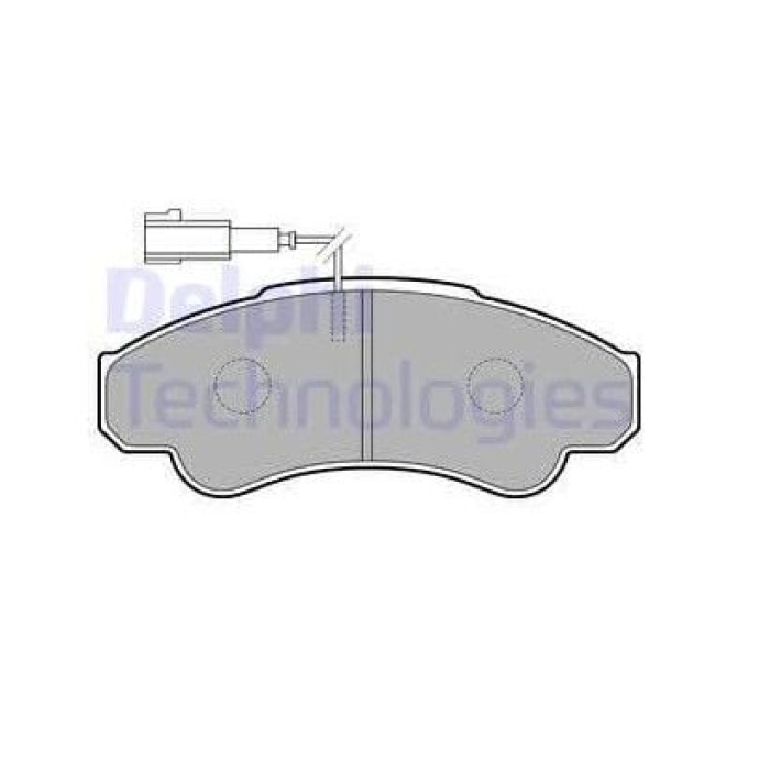 Ducato II 2.8JTD 16 Ön Fren Balata Takımı Delphi DEL-LP1751