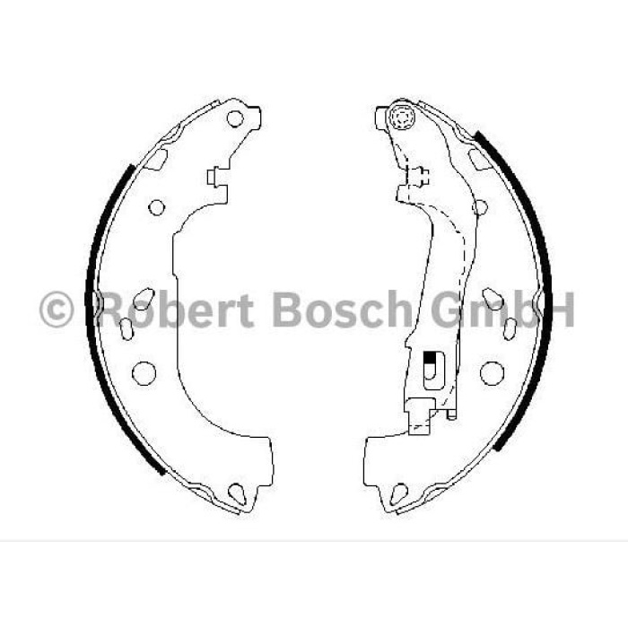 Doblo II Arka Kampana Fren Balata Takımı BOS-0986487717