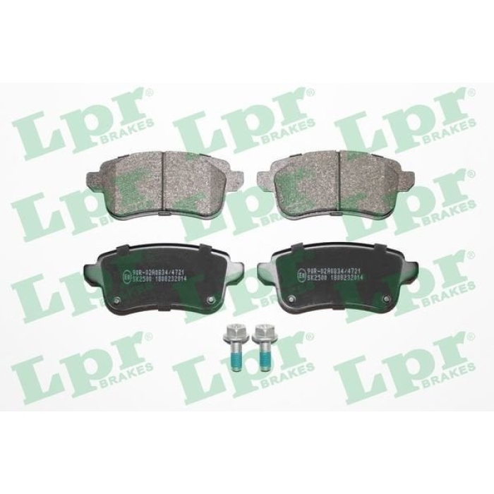 Renault Talisman 2015-2019 Arası 1.6 TCe 150, 1.6 dCi 130, 1.6 dCi 160, 1.6 TCe 200, 1.5 dCi 110 LPR Marka Arka Balata