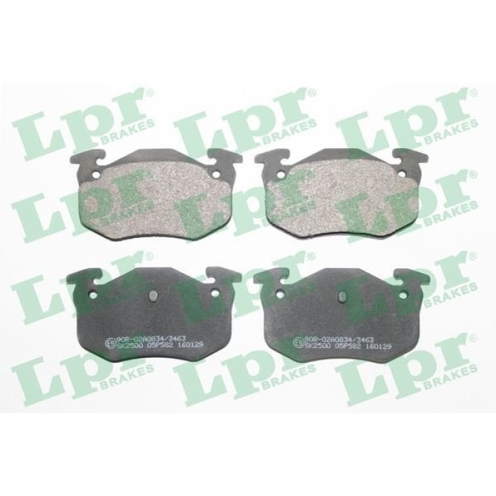 Renault Clio 1998-2016 Arası 1.2, 1.2 16V, 2.0 16V Sport, 1.4 16V LPR Marka Arka Balata