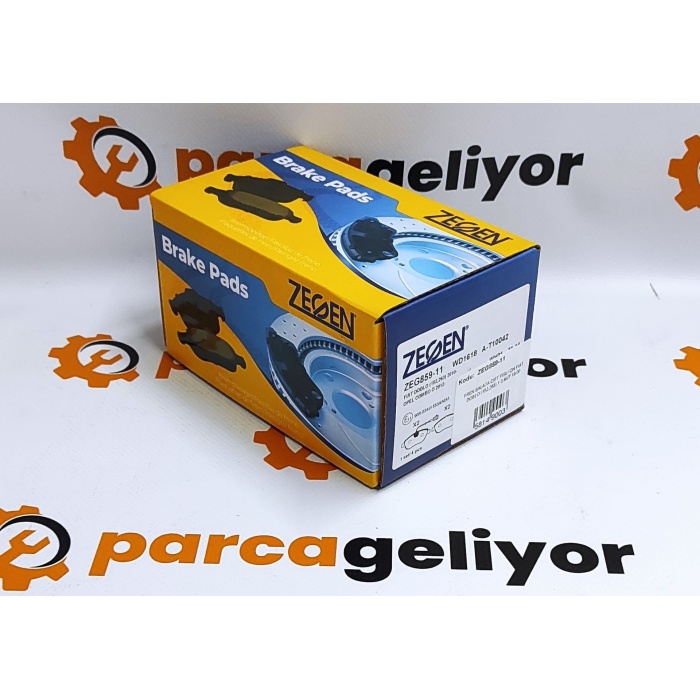 Fiorino 1.3 On Fren Balata Takımı ZEG859-11