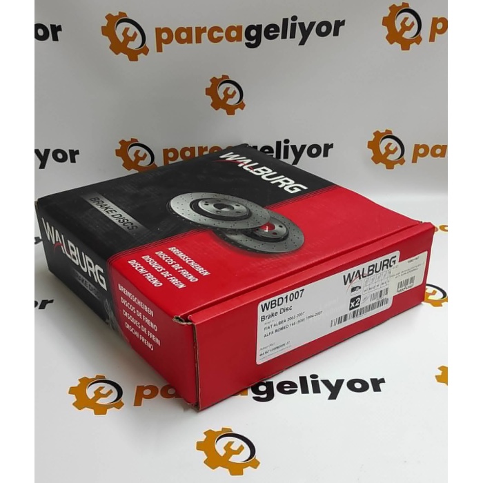 Linea 1.4 8V Ön Fren Diski Walburg WBD1007