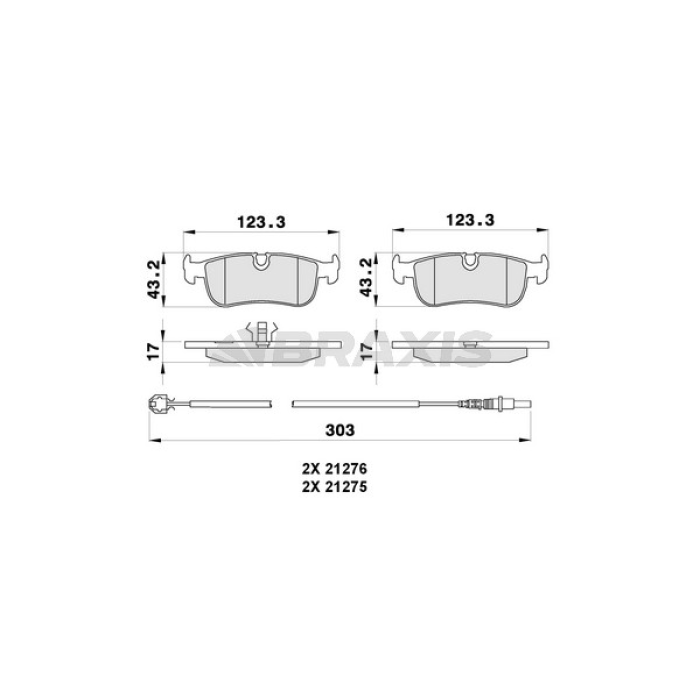 Peugeot 806 1994-2002 Arası 2.0 Turbo, 2.1 td 12V, 1.9 TD Braxis Marka Ön Balata