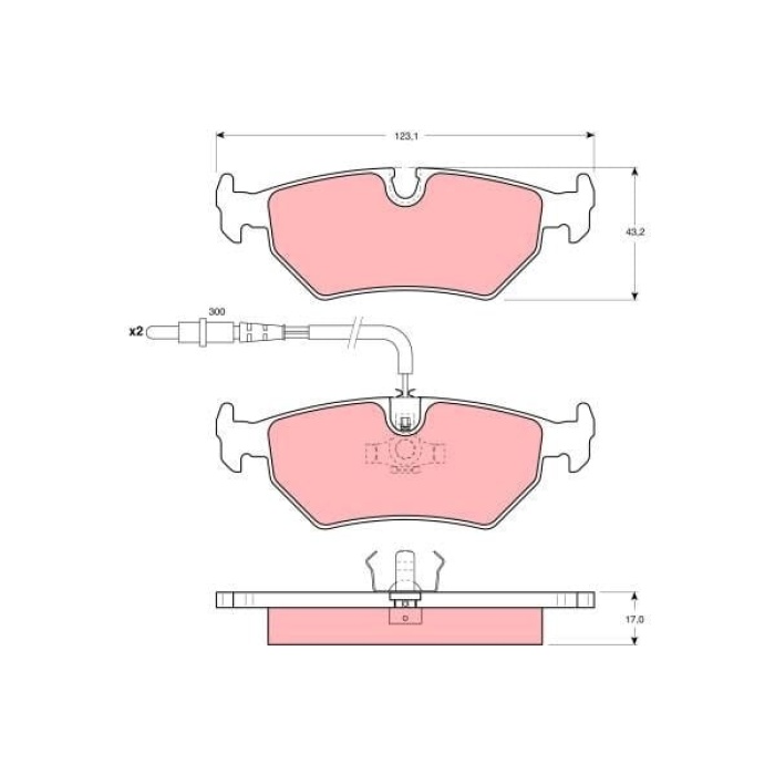 Peugeot 806 1994-2002 Arası 2.0 Turbo, 2.1 td 12V, 1.9 TD TRW Marka Ön Balata