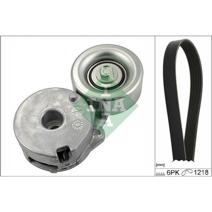 Renault Clio 2005-2014 Arası 2.0 16V INA Marka Vantilatör Kayış Seti