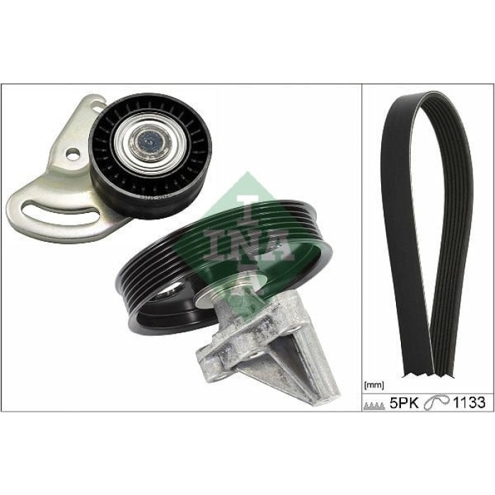 Renault Clio 1998-2016 Arası 1.5 dCi INA Marka Vantilatör Kayış Seti