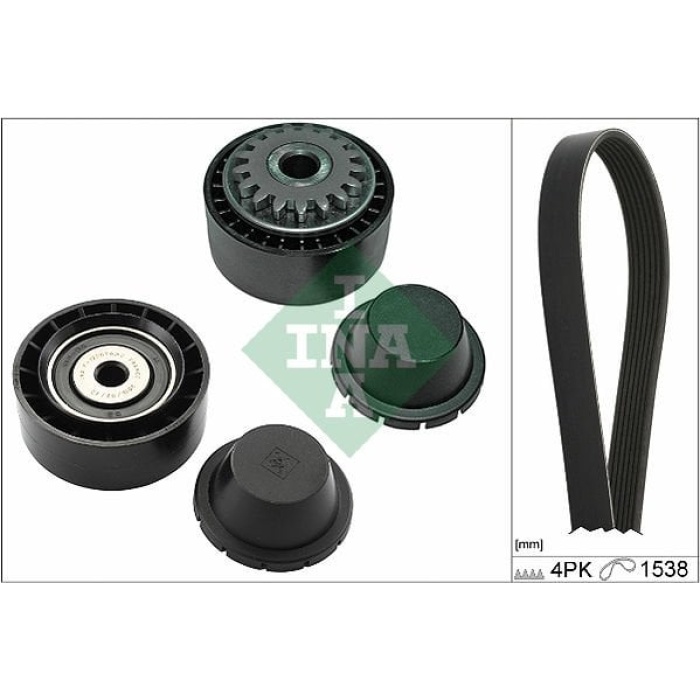 Renault Clio 1998-2016 Arası 1.2, 1.2 16V INA Marka Vantilatör Kayış Seti