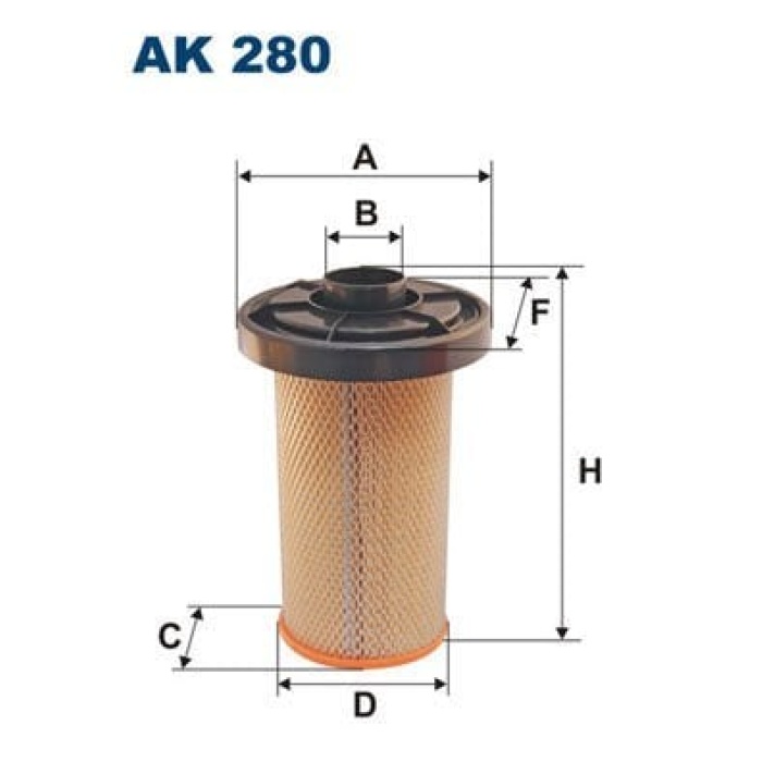 Citroen C25 1981-1994 Arası 2.5 D Turbo 4x4, 2.5 D, 2.5 D 4x4, 2.5 D Turbo Filtron Marka Hava Filtresi