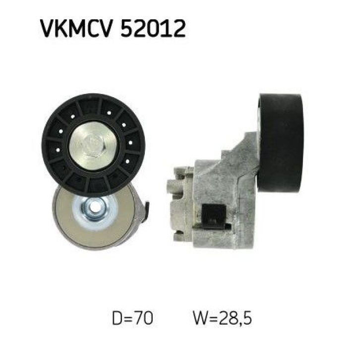 Alternatör Gergisi Kütüklü Ducato 2.3jtd Skf SKF-VKMCV52012