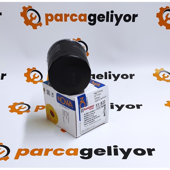 Fiorino 1.4 8v Yağ Filtresi RY-820
