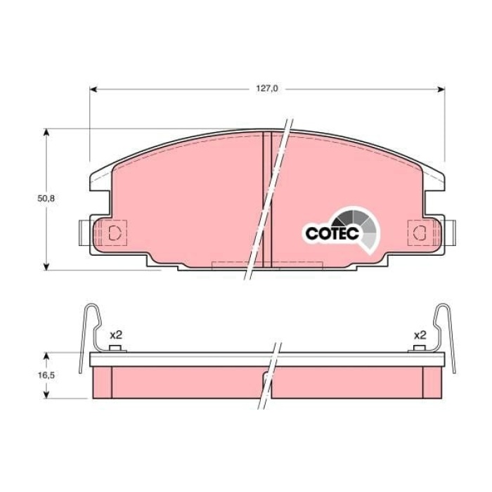 Opel Frontera 1992-1998 Arası 2.5 TDS, 2.0 i, 2.3 TD, 2.4 i TRW Marka Ön Balata
