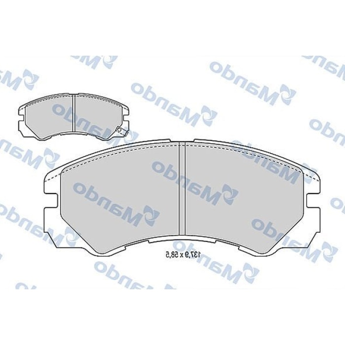 Opel Frontera 1998-2004 Arası 2.2 DTI, 2.2 i, 3.2 i Mando Marka Ön Balata