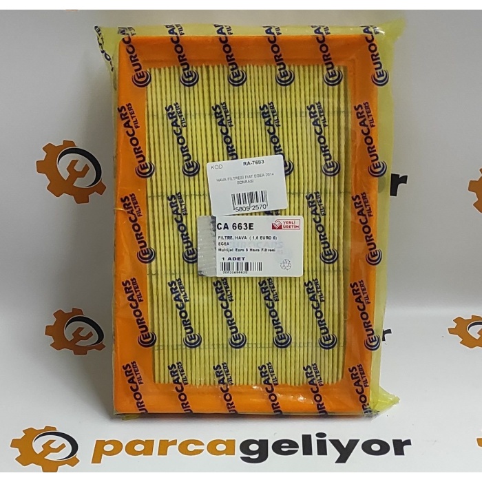 Egea 1.3 Euro 6 Hava Filtresi RA-7683