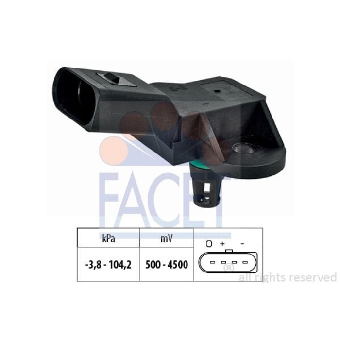 Porsche 911 2011-2015 Arası 3.4 Carrera, 3.8 Carrera S Facet Marka Basınç Regülatörü