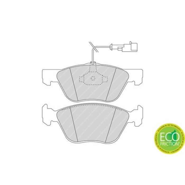 Fiat Coupe 1993-2000 Arası 2.0 16V, 2.0 16V Turbo Ferodo Marka Ön Fişli Balata