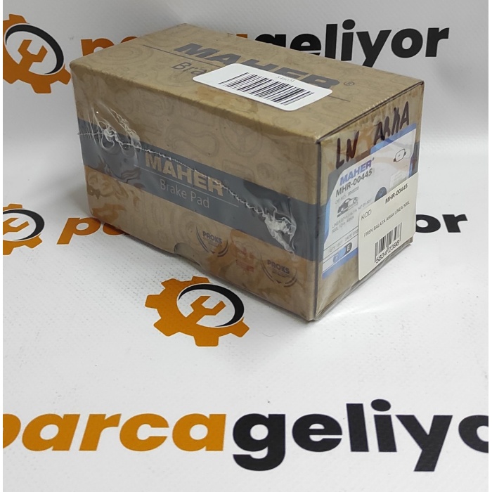 Linea 1.6 mjt Arka Fren Balatası Maher MHR-00445