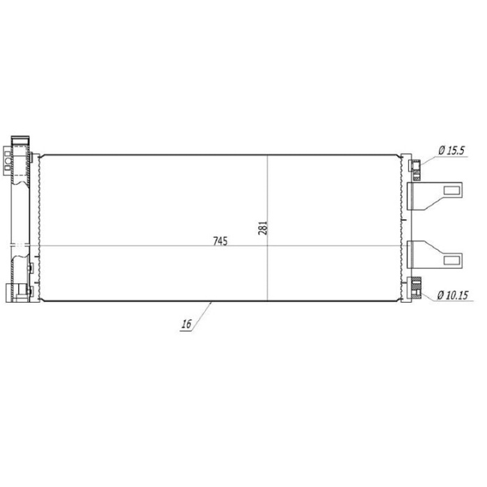 Ducato III 2.3 mjt Klima Radyatörü Mga MGA-82251
