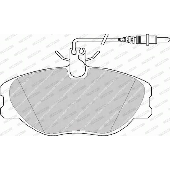 Fiat Ulysse 1994-2002 Arası 2.0 Turbo, 1.9 TD, 2.1 TD, 2.0 Ferodo Marka Ön Fişli Balata