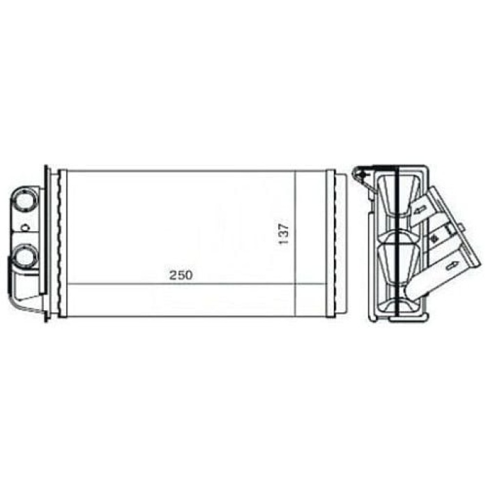 Albea 1.3 Kalorifer Radyatörü Mga MGA-81200