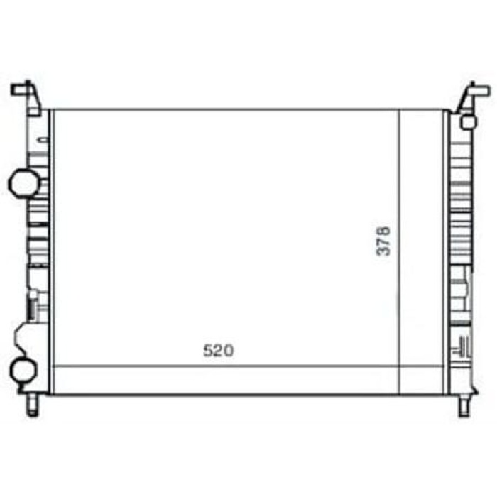 Palio 1.4 8V Su Radyatörü Mga MGA-80600