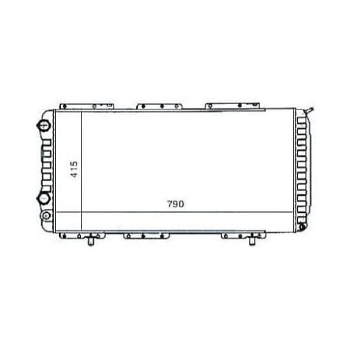 Ducato II 02-06 2.3 Mjt Su Radyatörü Mga MGA-80106