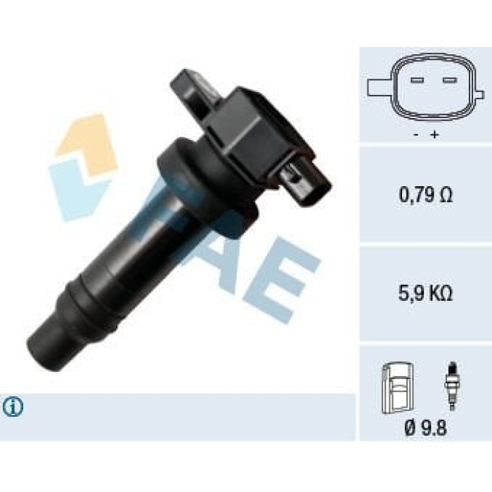 Porsche 911 1988-1993 Arası 3.6 Carrera FAE Marka Ateşleme Bobini