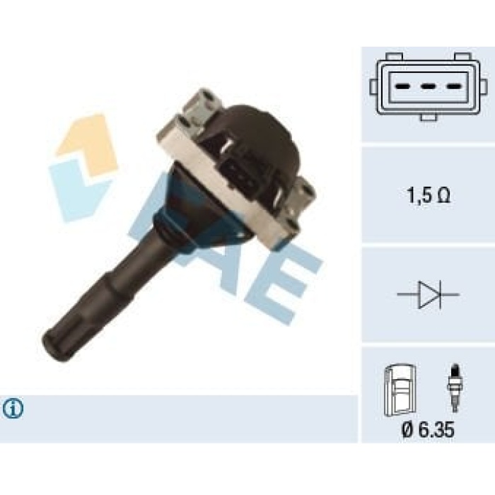 Alfa Romeo 164 1987-1998 Arası 3.0 24V, 3.0 24V Q4, 3.0 24V QV FAE Marka Ateşleme Bobini