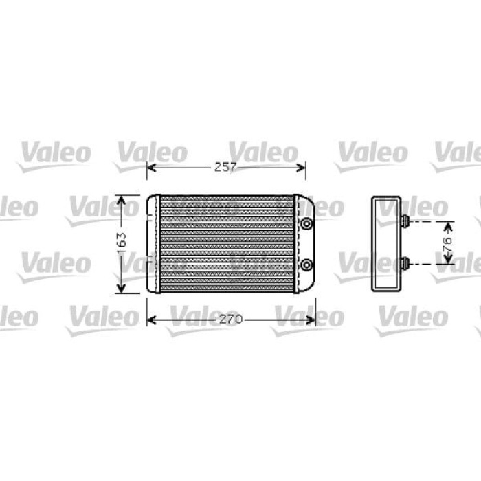 Fiat Stilo 2001-2010 Arası 1.2 16V, 1.9 JTD, 2.4 20V, 1.6 16V, 1.8 16V Valeo Marka Kalorifer Radyatörü