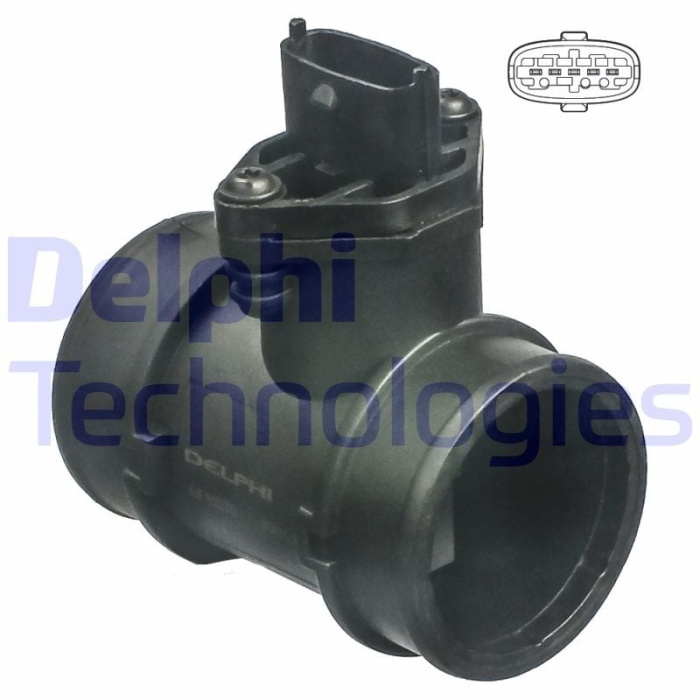 Opel Agila 2000-2007 Arası 1.0 12V, 1.2 16V Delphi Marka Hava Debimetresi