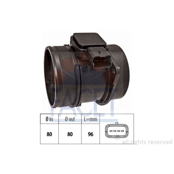 Ford C-Max 2003-2007 Arası 2.0 TDCi Facet Marka Hava Debimetresi