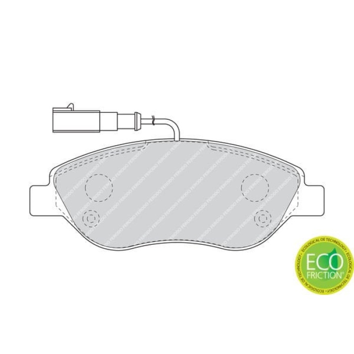Fiat Stilo 2001-2010 Arası 2.4 20V, 1.9 JTD, 1.9 D Multijet Ferodo Marka Ön Balata