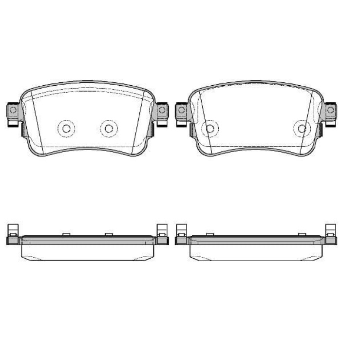 Scudo 2.0 mjt Arka Fren Balatası Mga MGA-55687