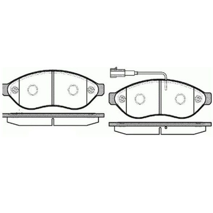 Ducato III 2.3JTD 15 Ön Fren Balata Takımı Mga MGA-55122