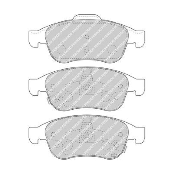 Fiat 500X 2014-2018 Arası 1.4, 1.6 D Multijet, 1.0 Ferodo Marka Ön Balata