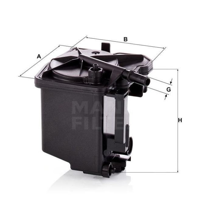 Scudo 1.6 mjt Mazot Filtresi Mann MAN-WK939/2Z