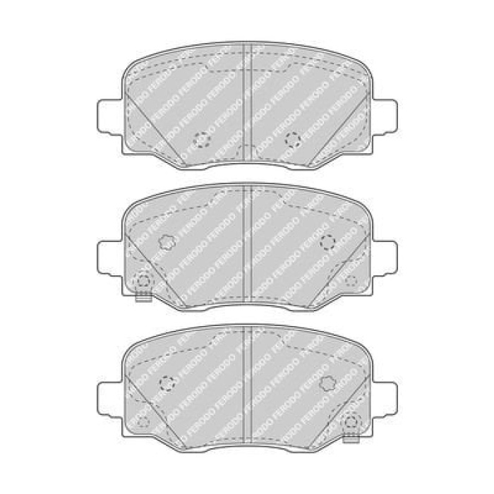 Fiat 500X 2014-2018 Arası 1.4 Ferodo Marka Arka Balata