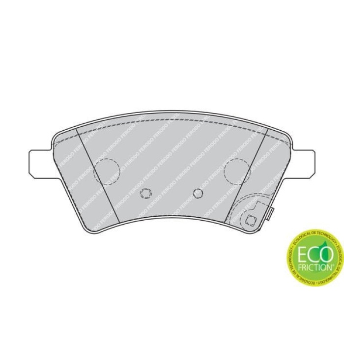 Fiat Sedici 2006-2014 Arası 1.6 16V, 2.0 D Multijet, 2.0 D Multijet 4x4, 1.6 16V 4x4, 1.9 D Multijet 4x4 Ferodo Marka Ön Balata