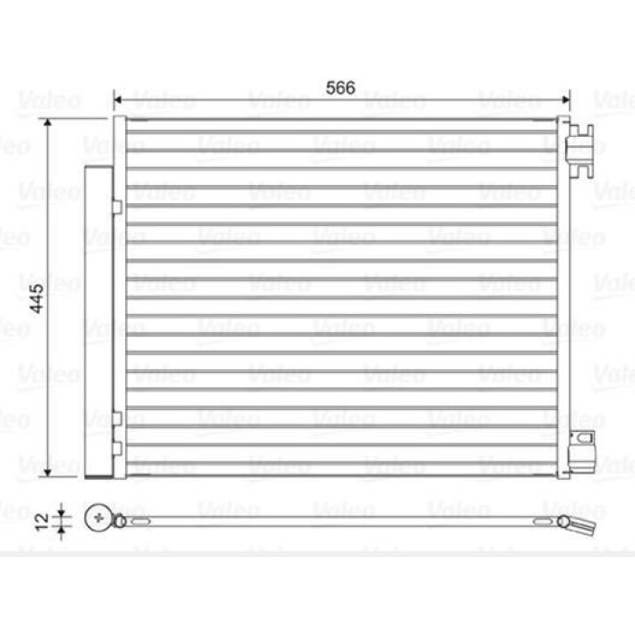 Megane IV 1.6 dci Klima Radyatörü Valeo VAL-822569