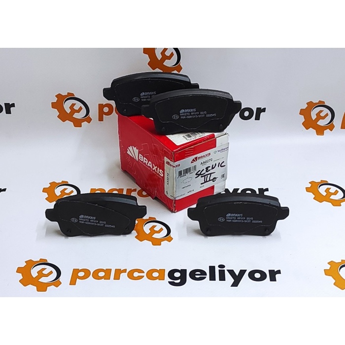 Megane IV 1.6 Arka Fren Balatası (Elektrikli El Freni İçin) Braxis BRAXIS-AA0272