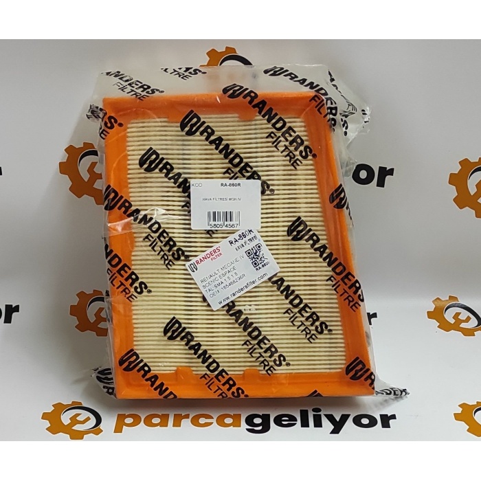 Megane IV 1.6 Hava Filtresi Randers RA-860R
