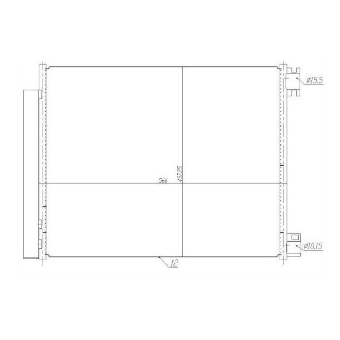 Megane IV 1.5 dci Klima Radyatörü Mga MGA-82304