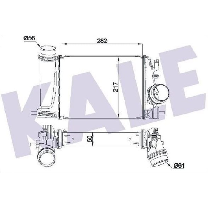 Megane IV 1.2 Tce Turbo Radyatörü (intercool) Kale KAL-350970