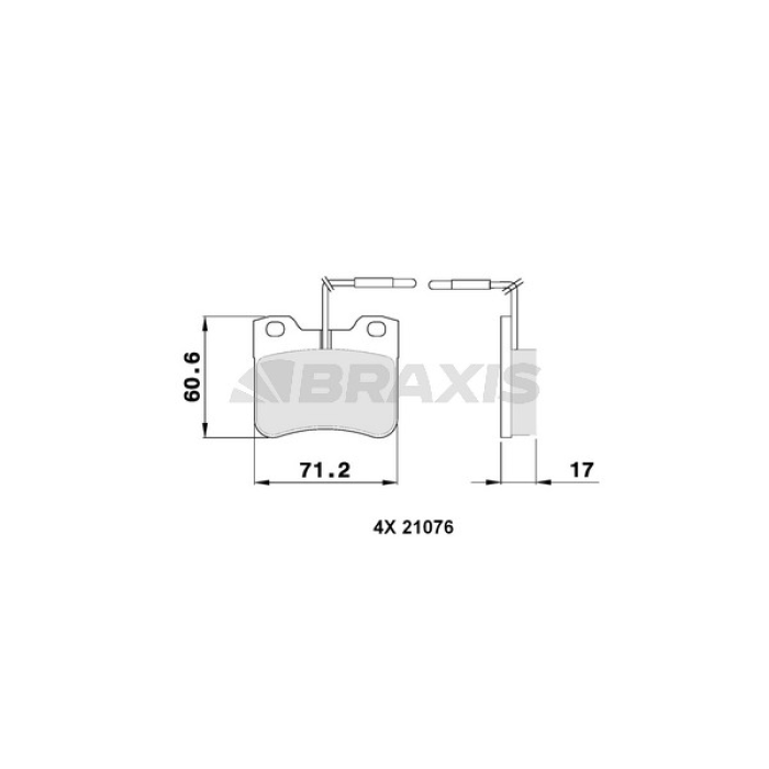Citroen Saxo 1996-2004 Arası 1.0 X, 1.1 X, SX Braxis Marka Ön Balata