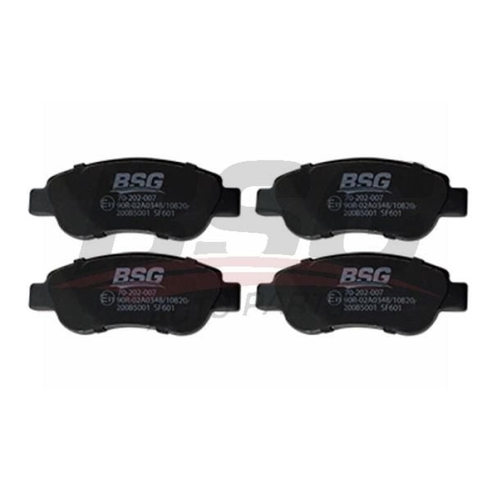 Citroen C1 2005-2018 Arası 1.4 HDi, 1.0, 1.2 VTi 82, 1.0 VTi 68 BSG Marka Ön Balata