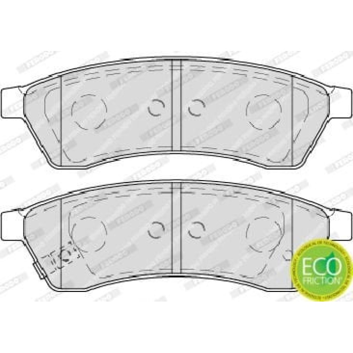 Chevrolet Epica 2004-2011 Arası 2.0 D, 2.0, 2.5 Ferodo Marka Arka Balata