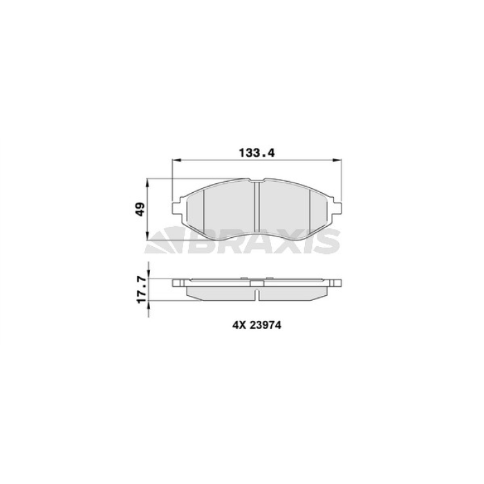 Chevrolet Kalos 2003-2010 Arası 1.4 16V, 1.4, 1.2 Braxis Marka Ön Balata