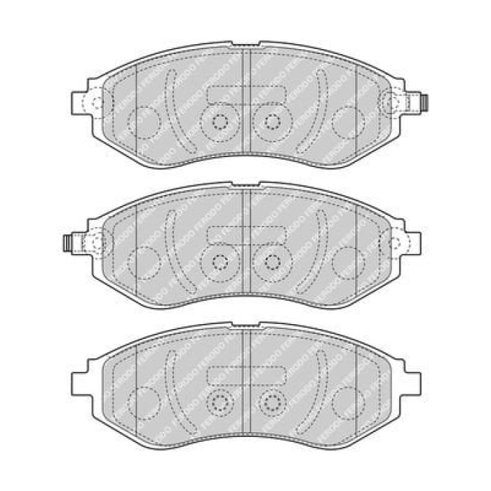 Chevrolet Kalos 2003-2010 Arası 1.2, 1.4, 1.4 16V, 1.2 LPG Ferodo Marka Ön Balata