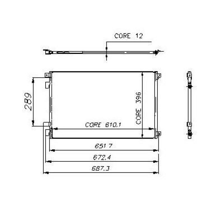Klima Radyatörü Megane II 1.4 16v Kale Marka KAL-050ABC040