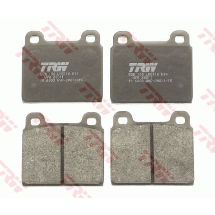 Alfa Romeo Gt 1963-1977 Arası 1600, V 2000, V 1750, A 1600 TRW Marka Ön Balata